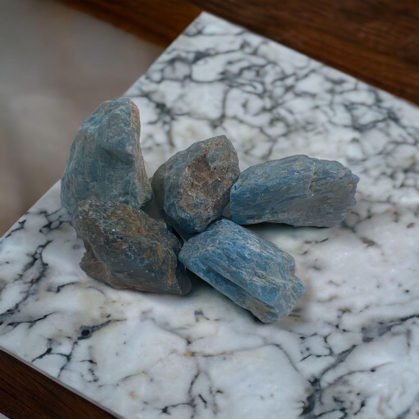 Raw Blue Apatite - Tumble Stone - Crystals By Astraea