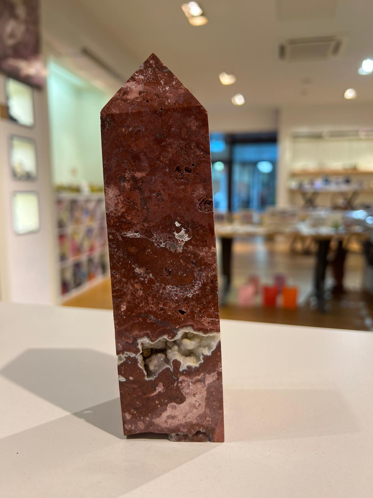 Red Jasper Tower ( 785g ) - Crystals By Astraea