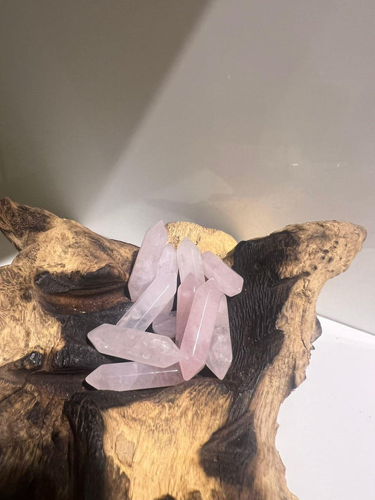 Rose Quartz 2cm DT Points - Tumble Stones - Crystals By Astraea