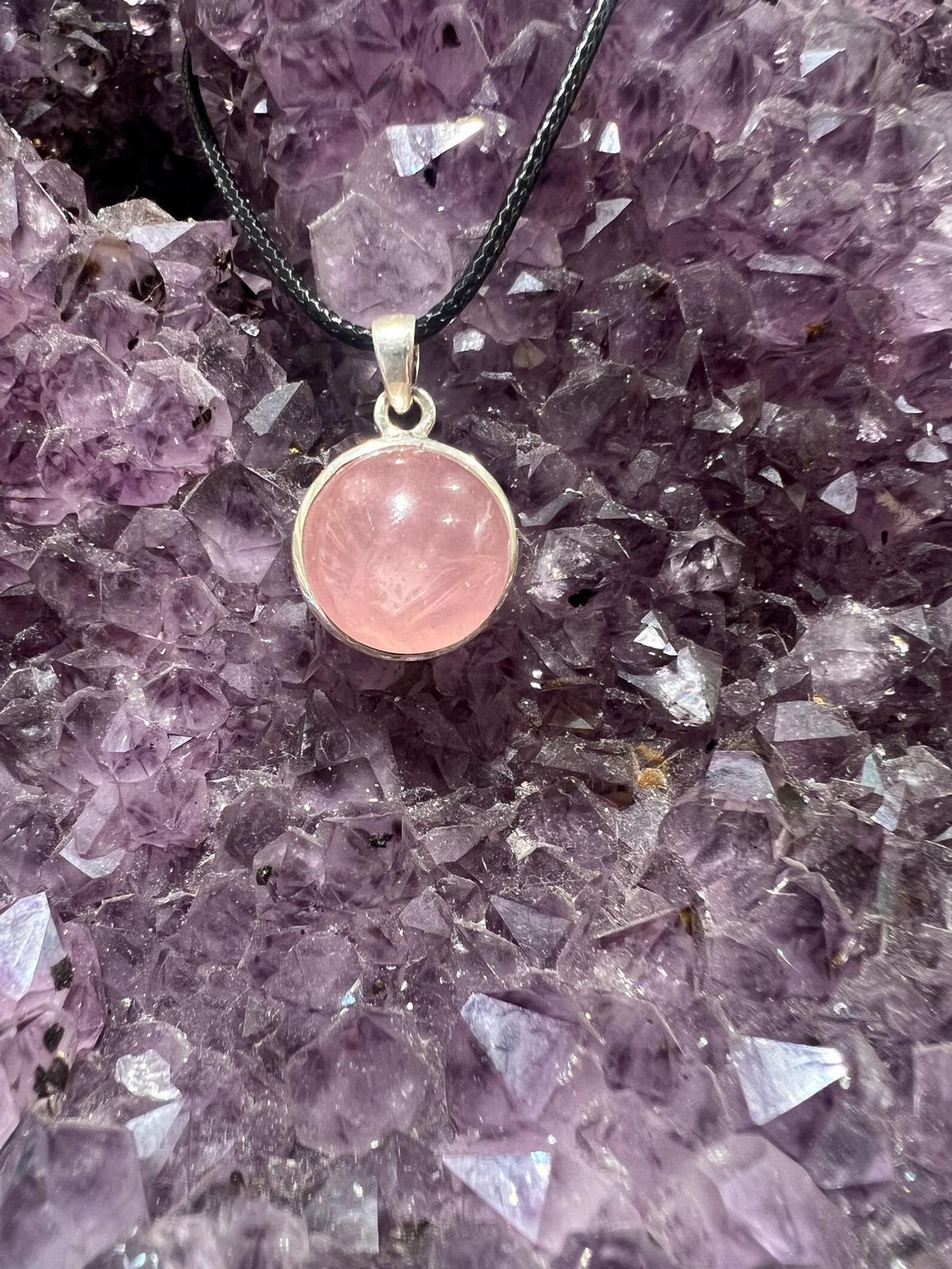 Rose Quartz Pendant - Crystals By Astraea