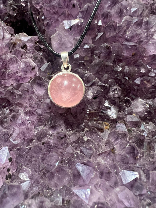 Rose Quartz Pendant - Crystals By Astraea