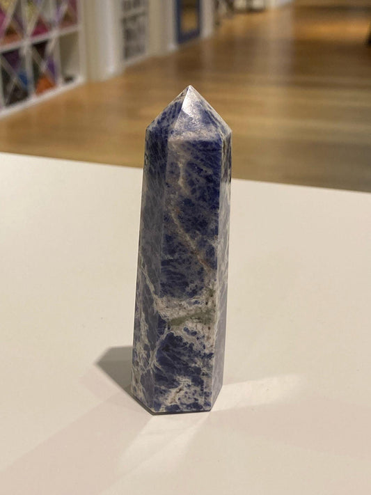 Sodalite Tower ( 60g ) - Crystals By Astraea