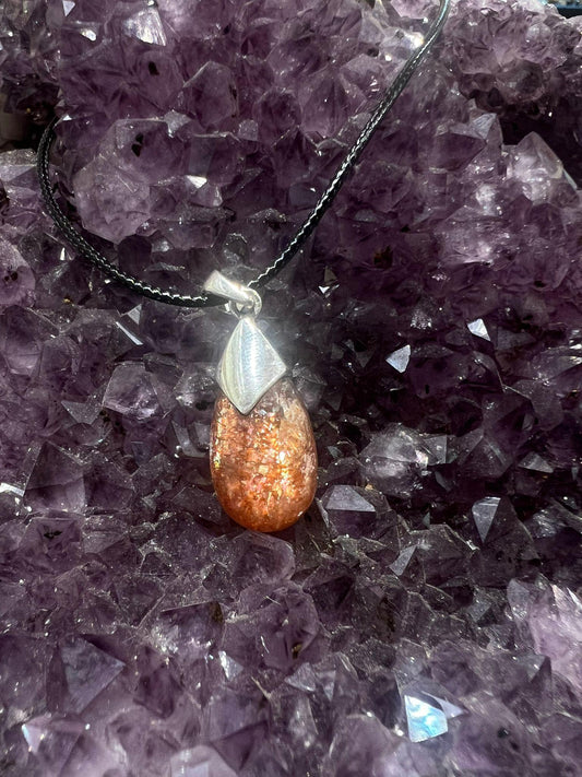 Sunstone Pendant - Crystals By Astraea