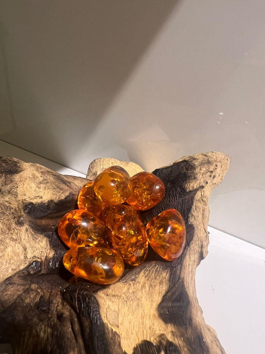 Synthetic Amber - Tumble Stone - Crystals By Astraea