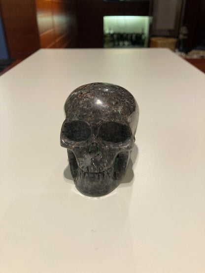 Yooperlite Skull ( 340g ) - Crystals By Astraea