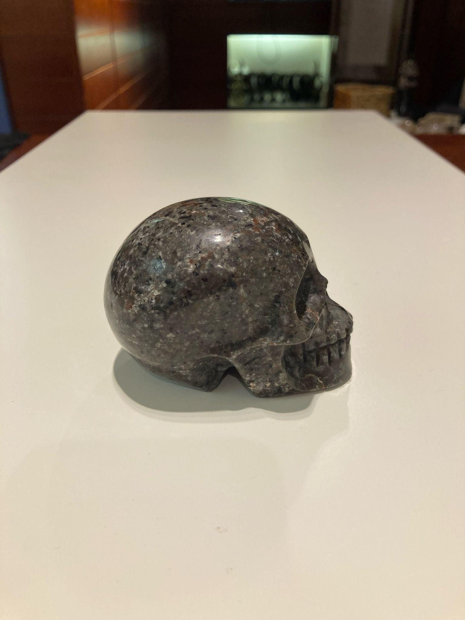 Yooperlite Skull ( 340g ) - Crystals By Astraea