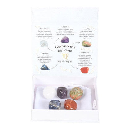 Zodiac Sign - Virgo Tumble Stone Set - Crystals By Astraea