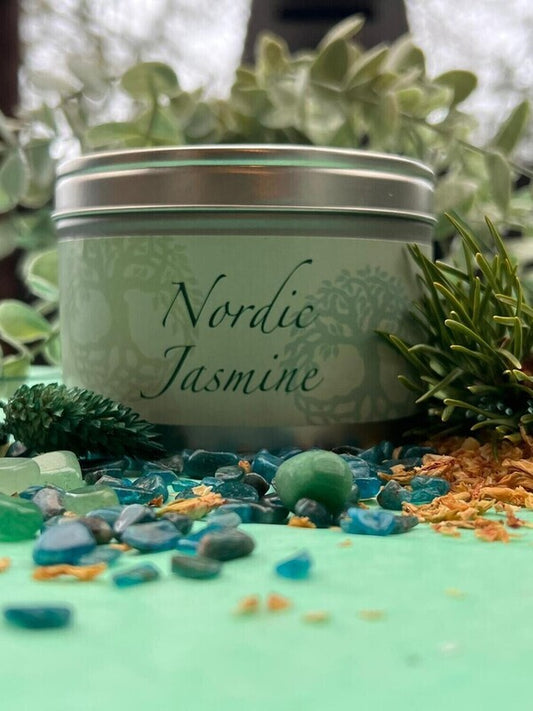 Nordic Jasmine Crystal Candles