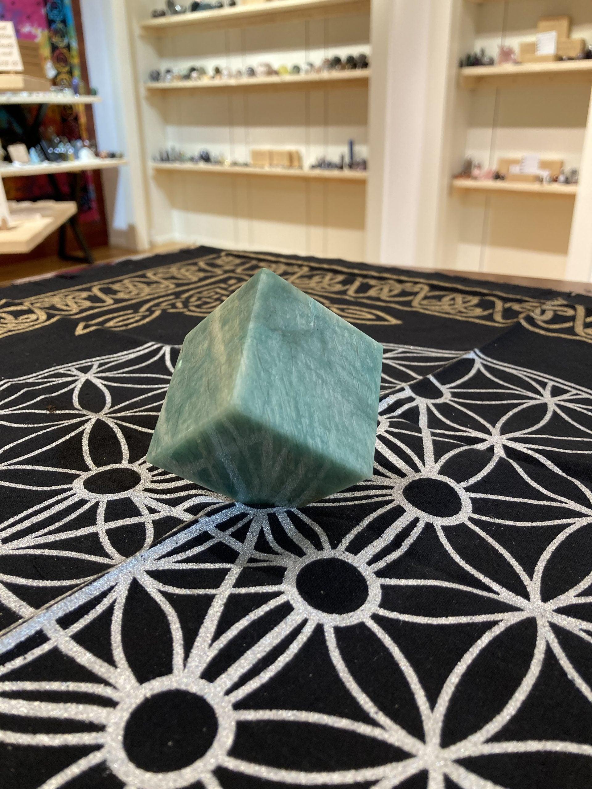 Amazonite Cube ( 312g ) - Crystals By Astraea