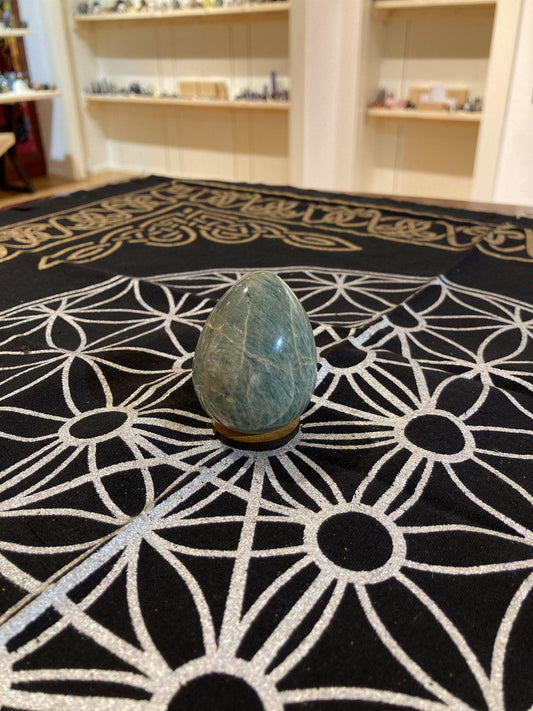 Amazonite Egg ( 108g ) - Crystals By Astraea