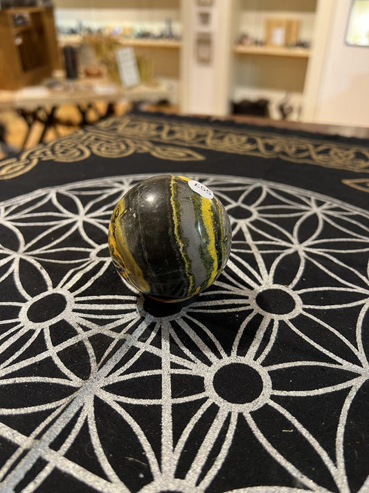 Bumble Bee Jasper Sphere (215g) - Crystals By Astraea