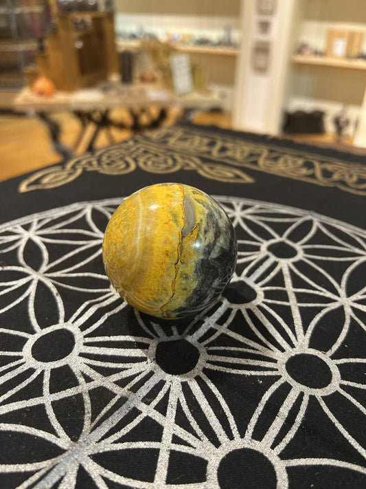Bumble Bee Jasper Sphere (320g) - Crystals By Astraea