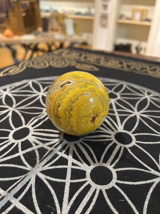 Bumble Bee Jasper Sphere (370g) - Crystals By Astraea