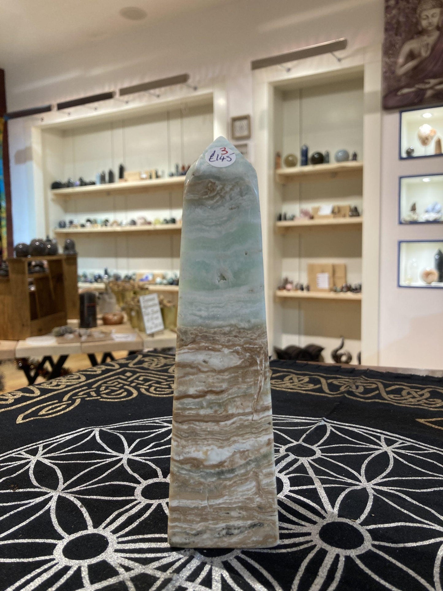 Caribbean Calcite Tower (725g) - Crystals By Astraea