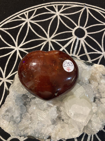 Carnelian Heart (185g) - Crystals By Astraea