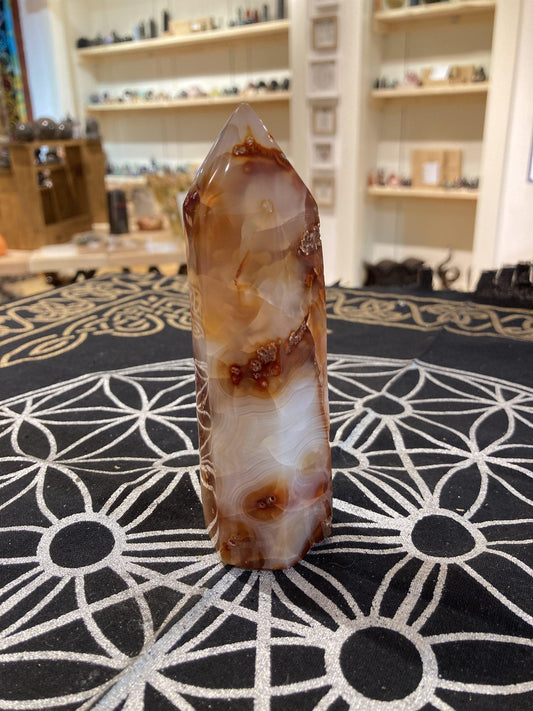 Carnelian Tower (270g) - Crystals By Astraea