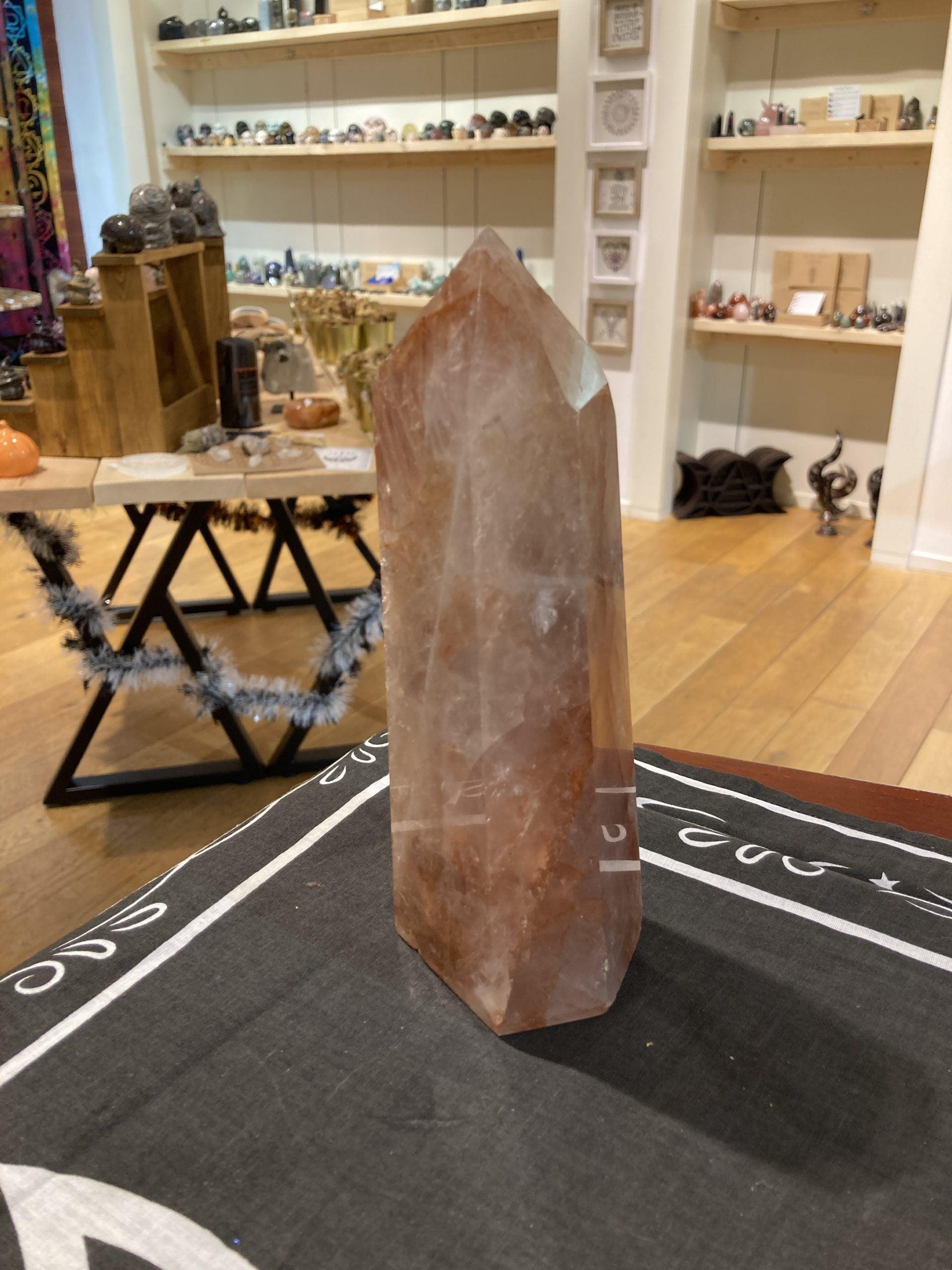 Fire Quartz Tower (1.2kg) - Crystals By Astraea