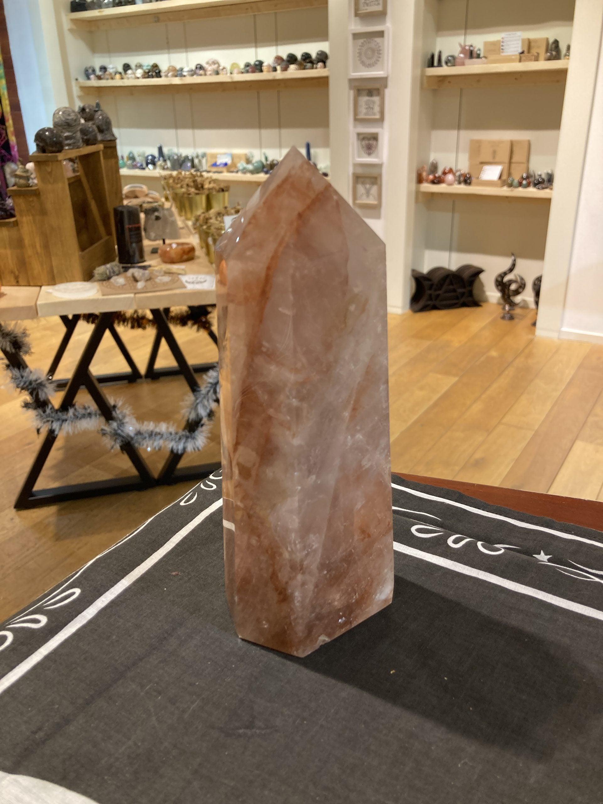 Fire Quartz Tower (1.2kg) - Crystals By Astraea