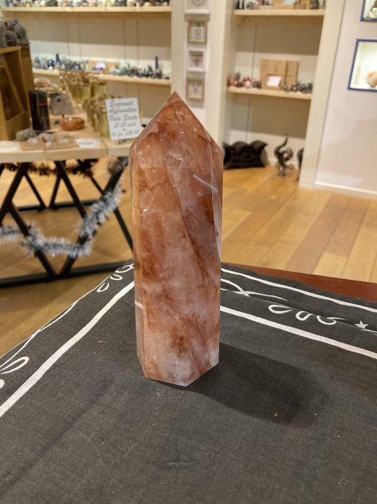 Fire Quartz Tower (515g) - Crystals By Astraea