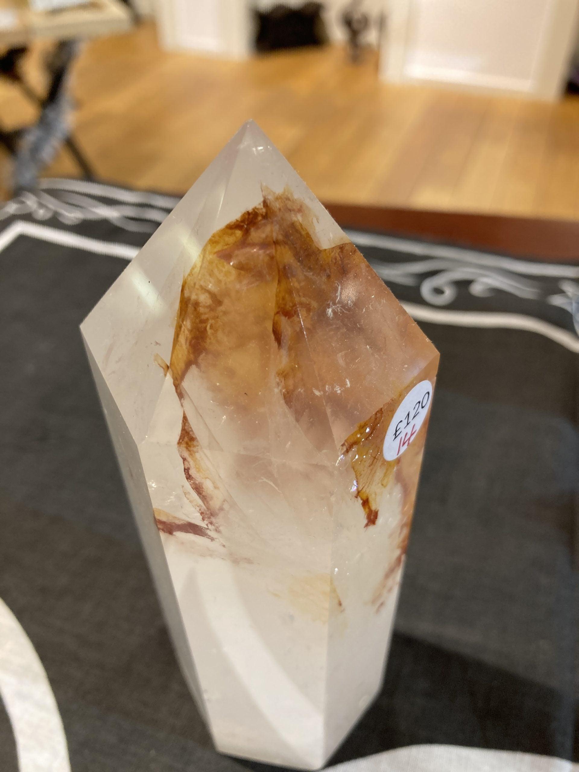 Fire Quartz Tower (595g) - Crystals By Astraea