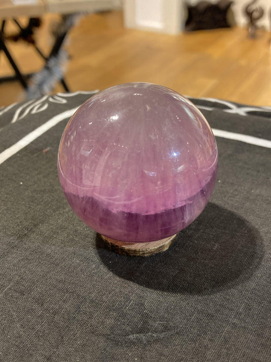 Fluorite Sphere ( Purple ) (235g) - Crystals By Astraea