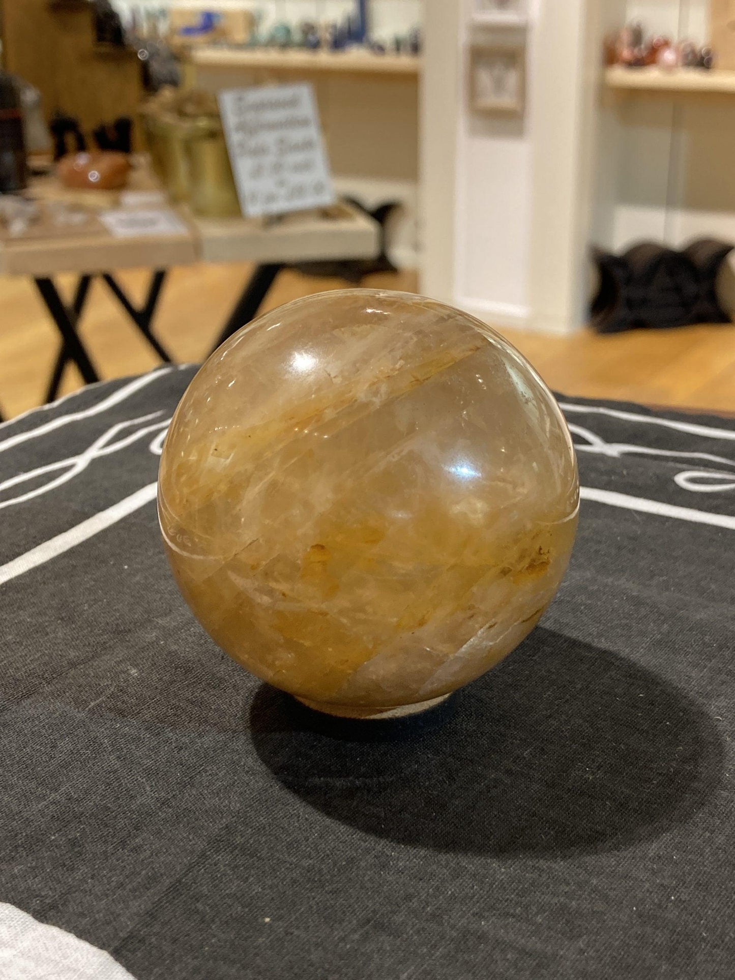 Golden Healer Sphere (400g) - Crystals By Astraea