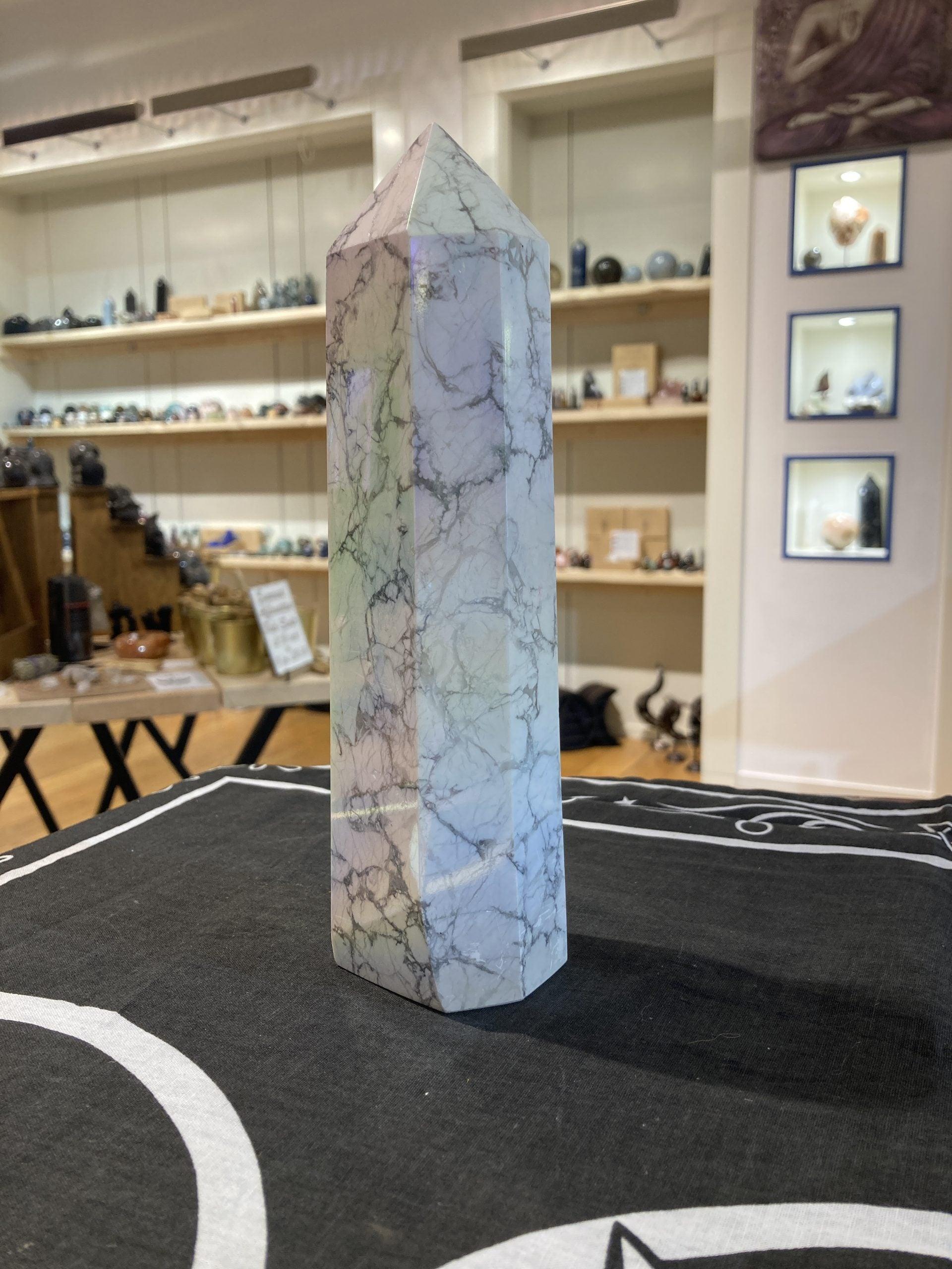 Howlite Aura Tower (1kg) - Crystals By Astraea