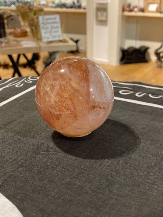 Fire Quartz Sphere (360g)