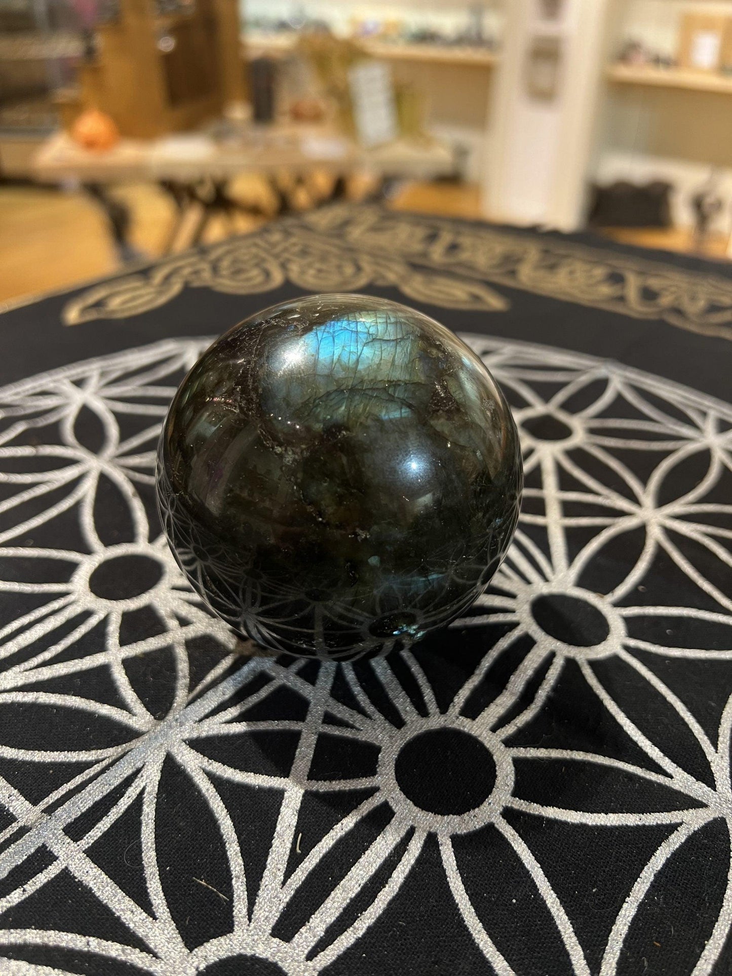 Labradorite Sphere (630g) - Crystals By Astraea