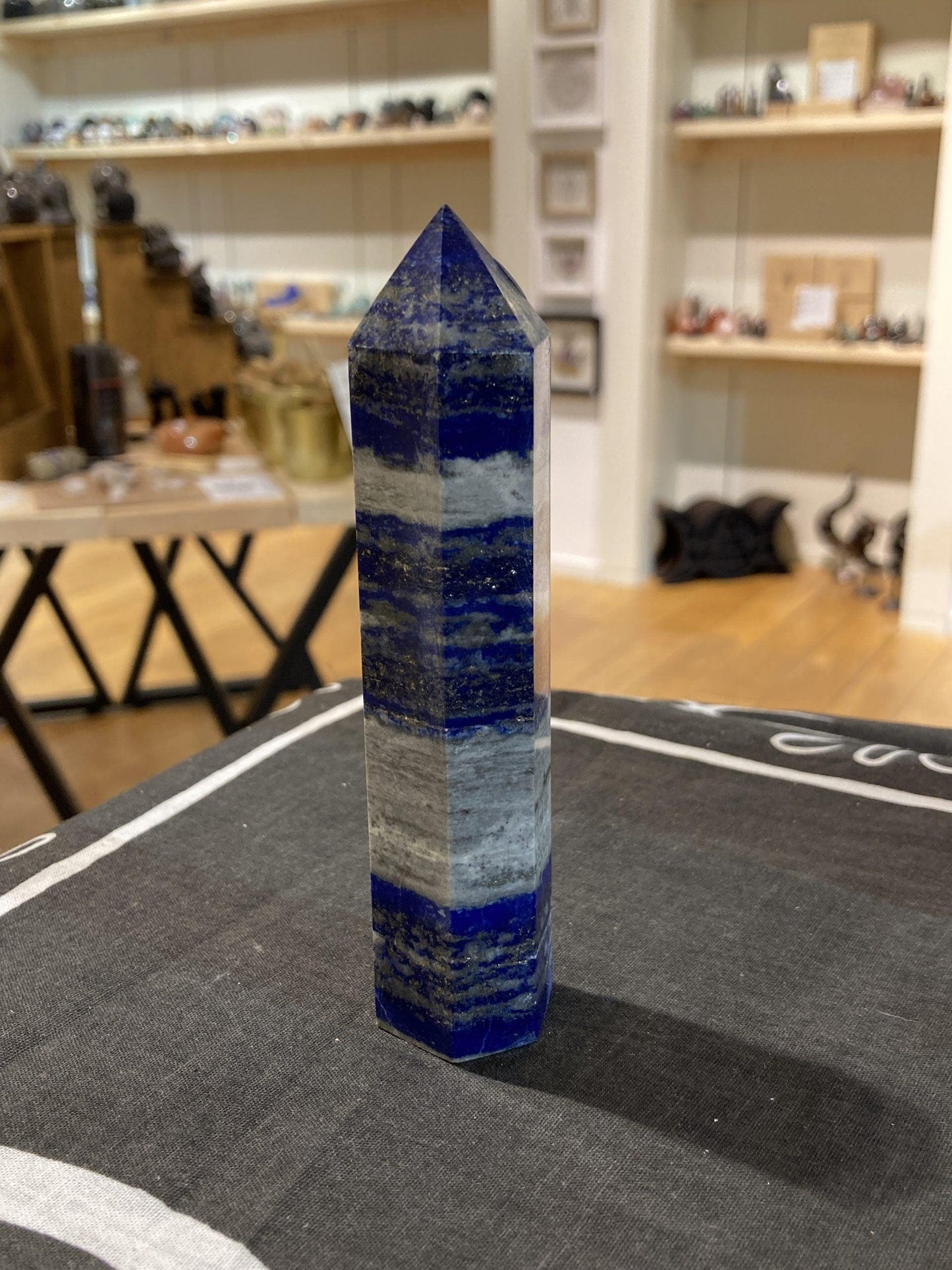 Lapis Lazuli Tower (180g) - Crystals By Astraea