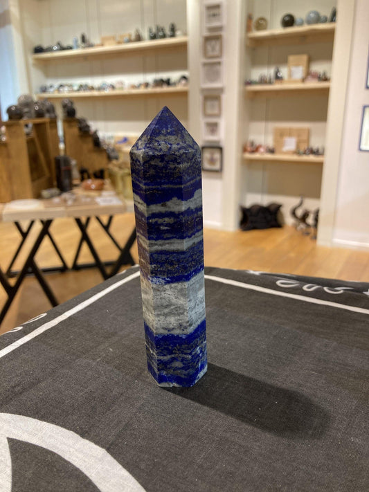 Lapis Lazuli Tower (185g) - Crystals By Astraea