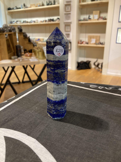 Lapis Lazuli Tower (185g) - Crystals By Astraea