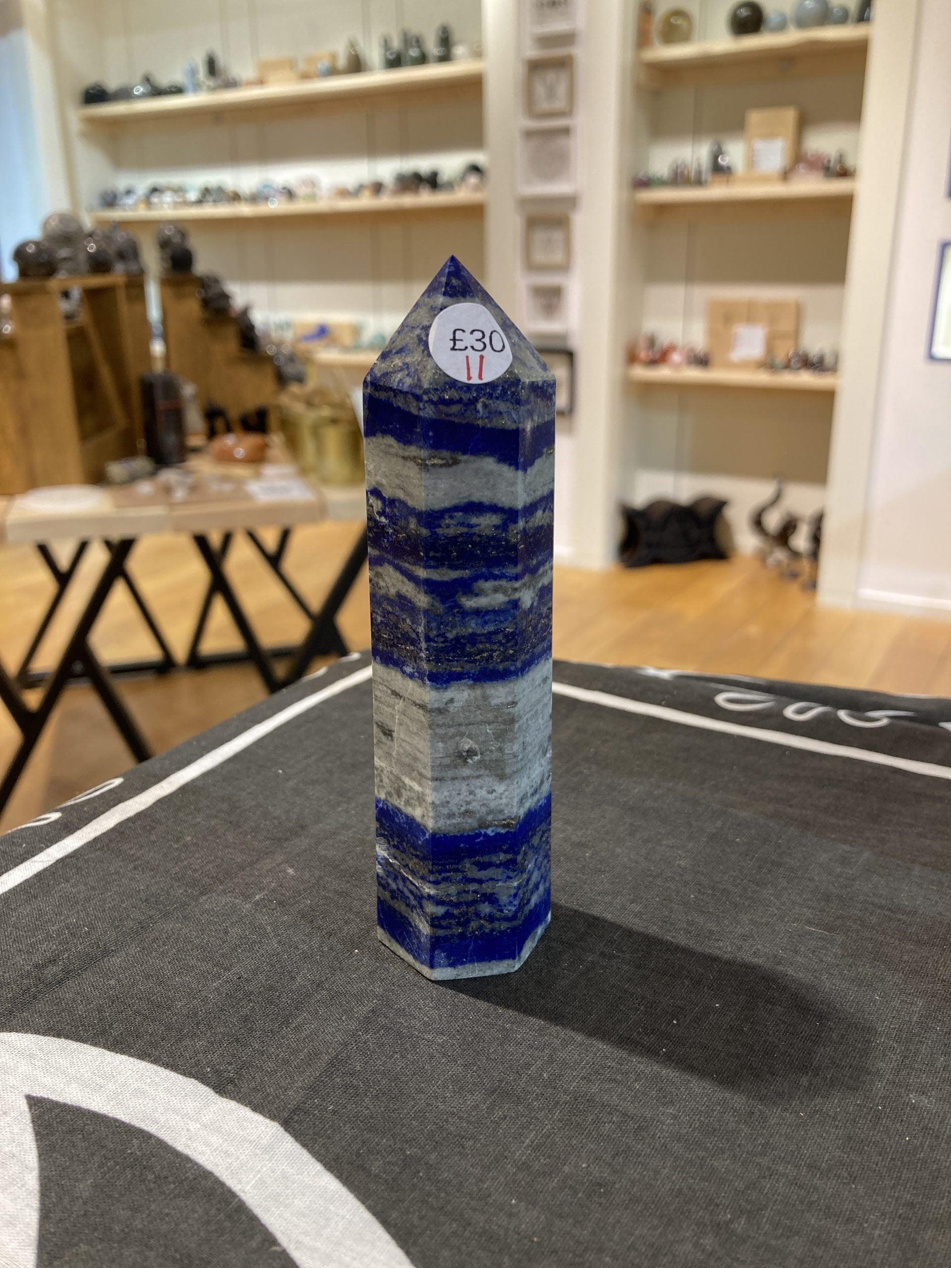 Lapis Lazuli Tower (210g) - Crystals By Astraea