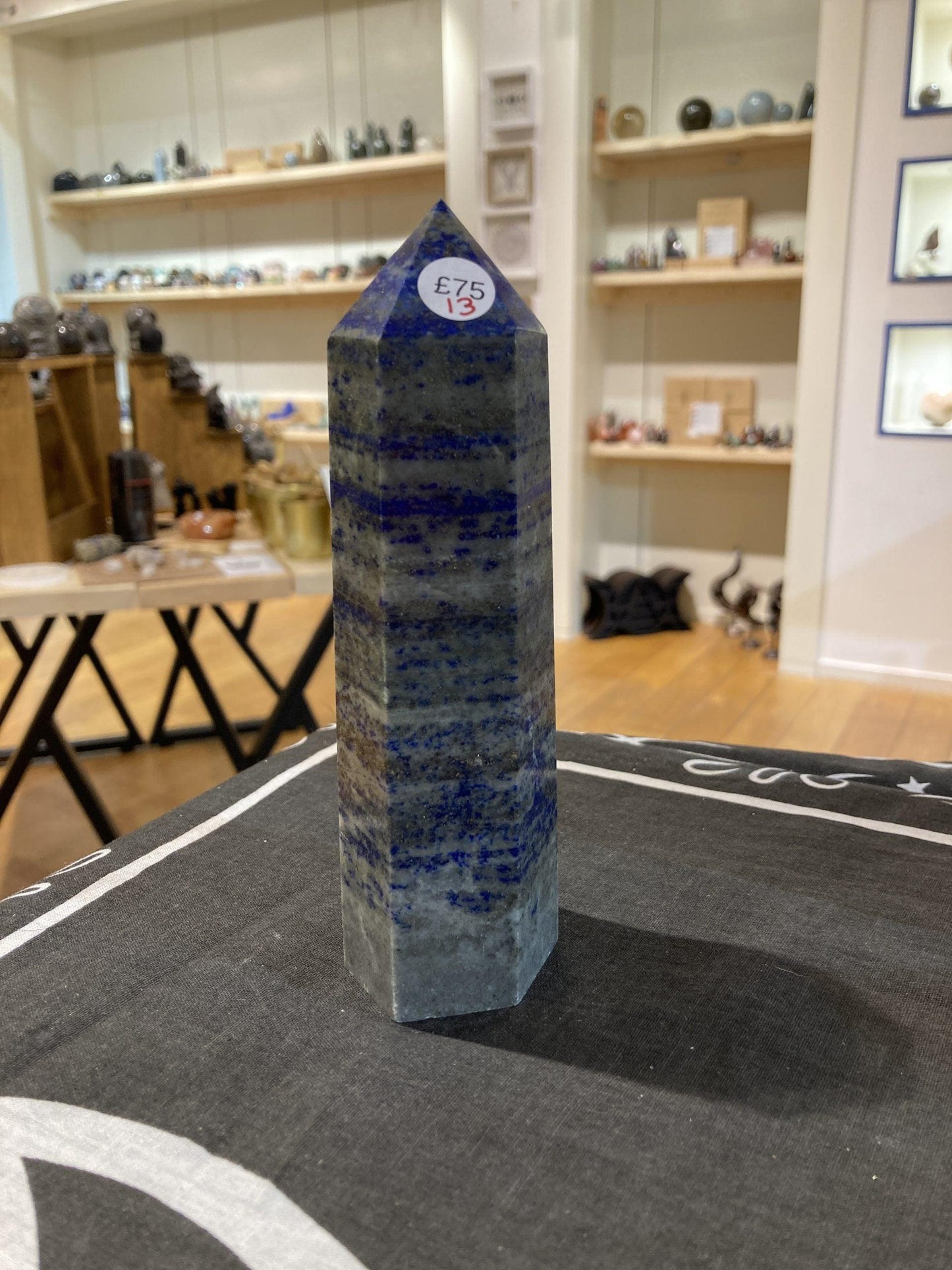 Lapis Lazuli Tower (520g) - Crystals By Astraea