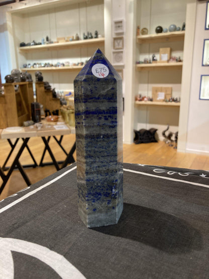 Lapis Lazuli Tower (525g) - Crystals By Astraea