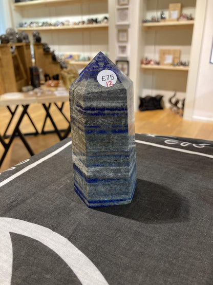 Lapis Lazuli Tower (535g) - Crystals By Astraea