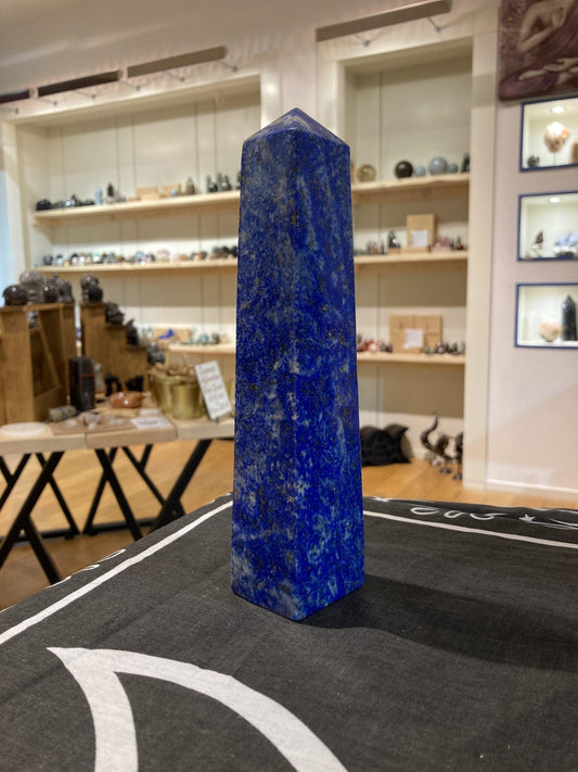 Lapis Lazuli Tower (775g) - Crystals By Astraea