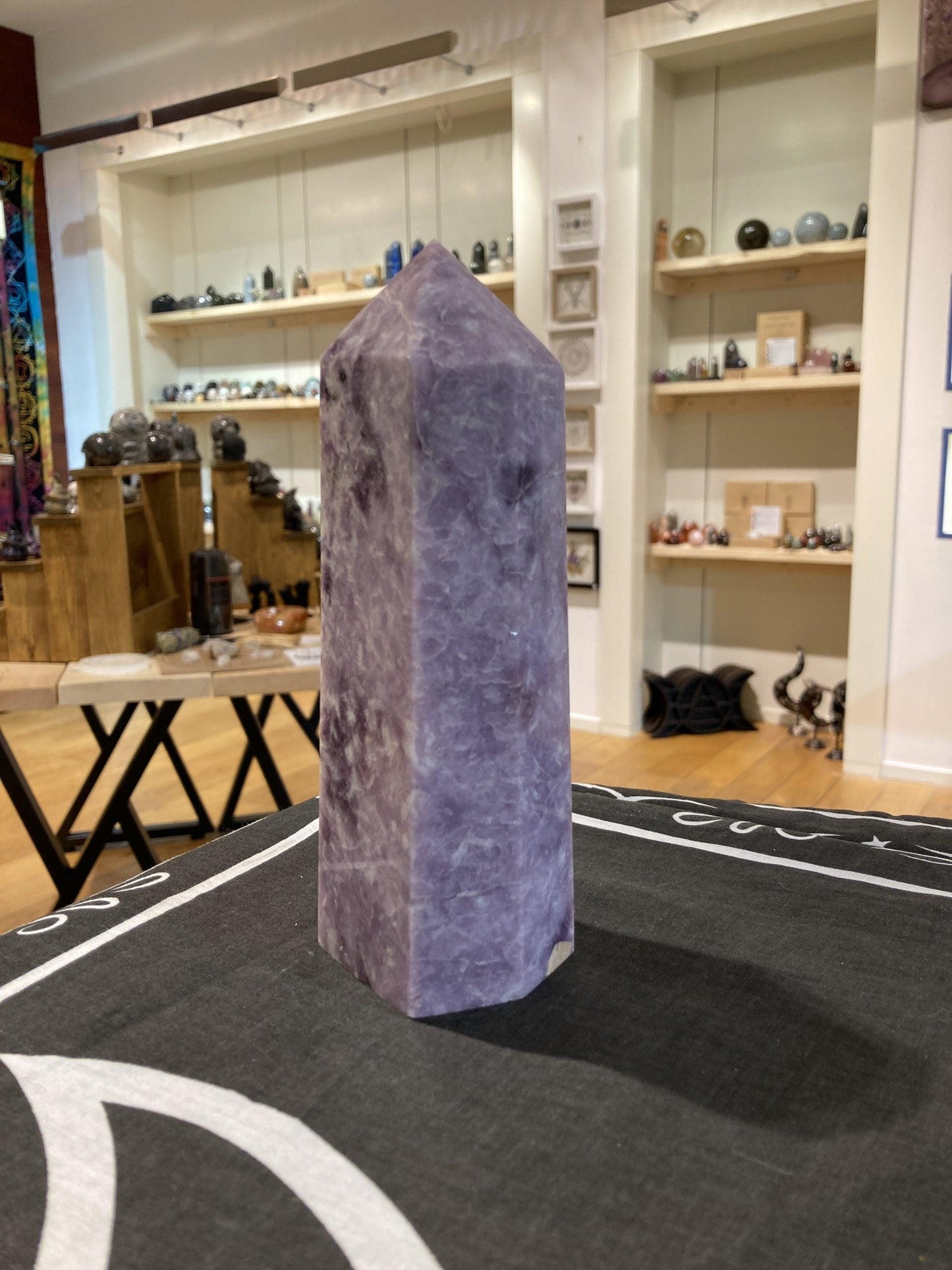 Lepidolite Tower (970g) - Crystals By Astraea