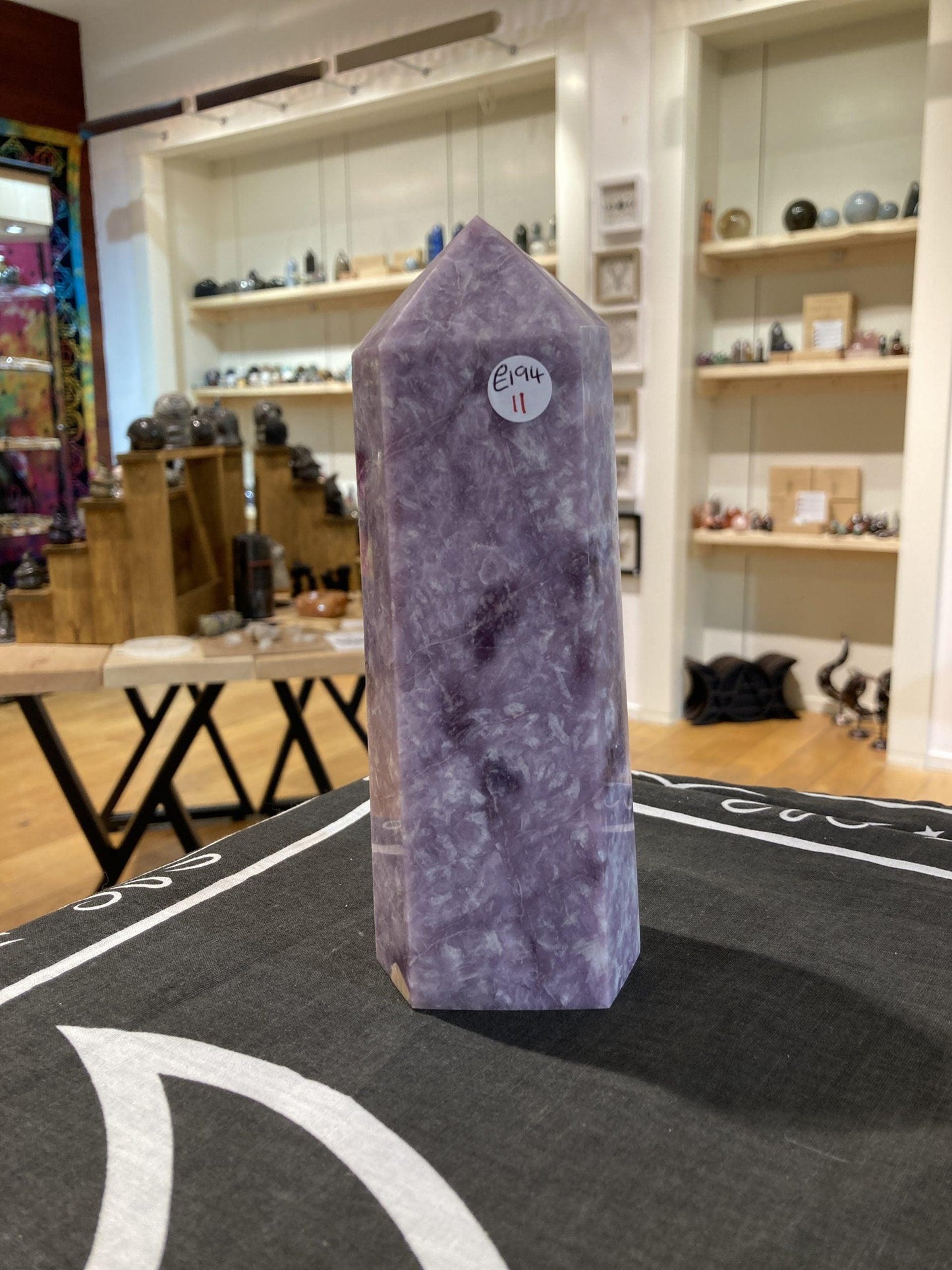 Lepidolite Tower (970g) - Crystals By Astraea