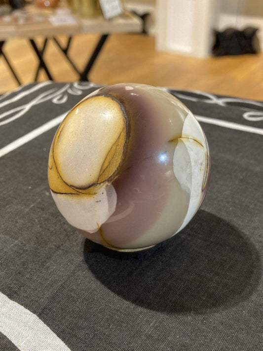 Mookaite Sphere (260g) - Crystals By Astraea