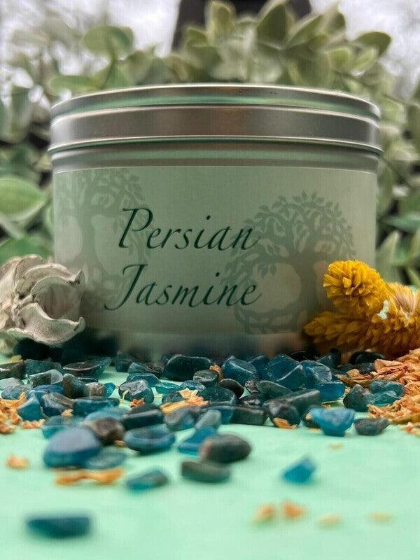 Persian Jasmine Crystal Candles - Crystals By Astraea